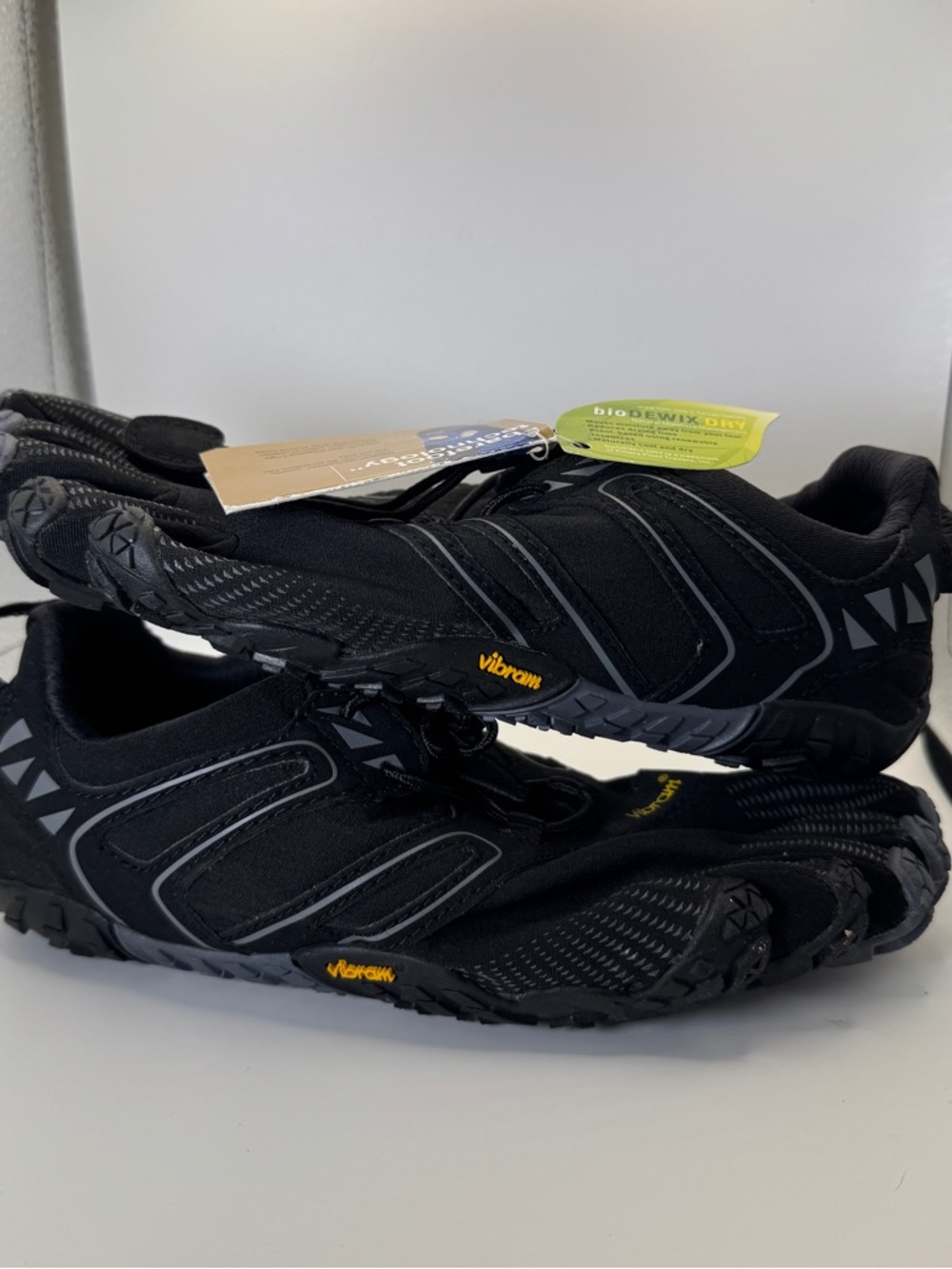 Vibram Five Fingers V-Trail Black/Grey Size Us -6.5-7 Uk 5.5-6